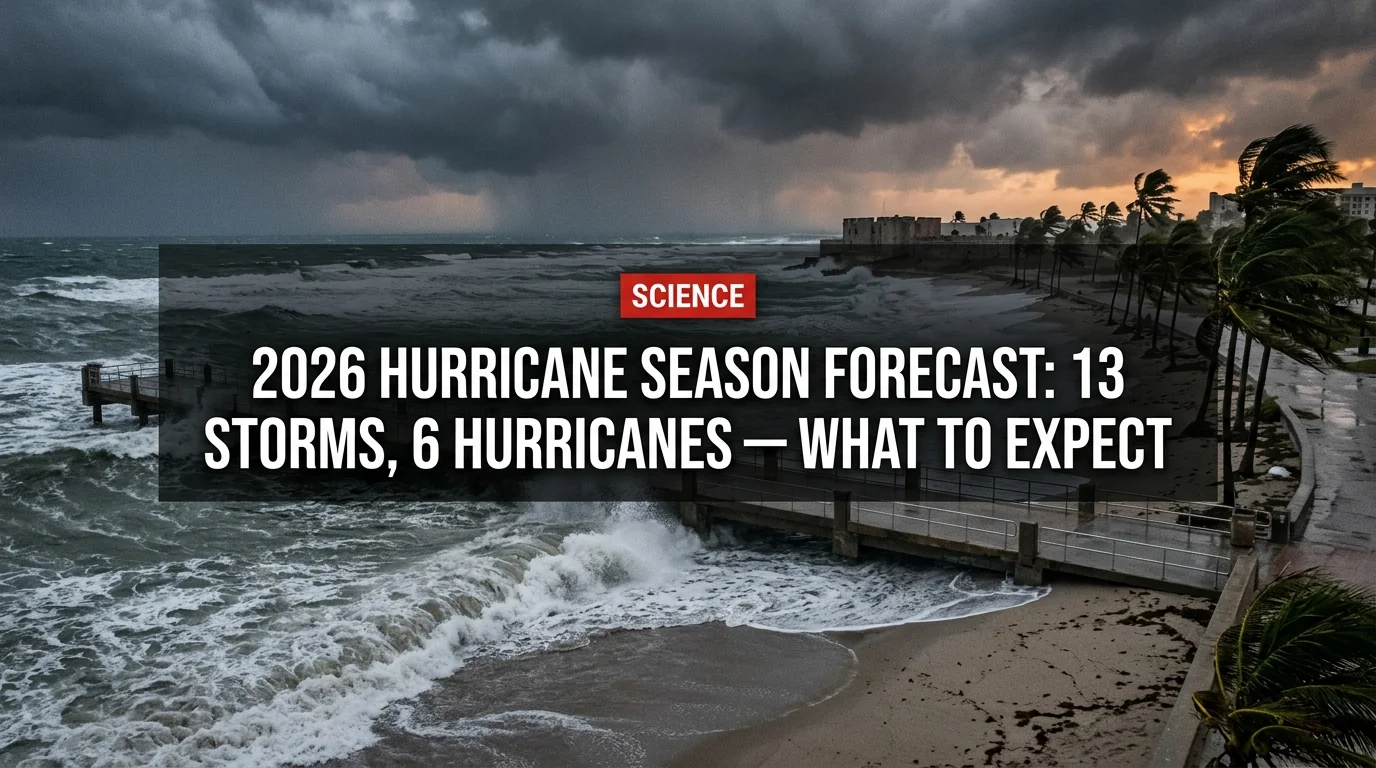 2026 Hurricane Season Forecast: 13 Storms, 6 Hurricanes — What to Expect