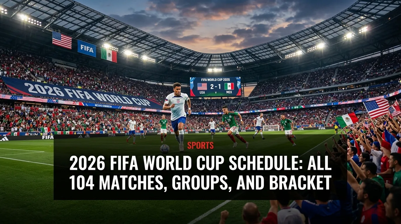 2026 FIFA World Cup Schedule: All 104 Matches, Groups, and Bracket