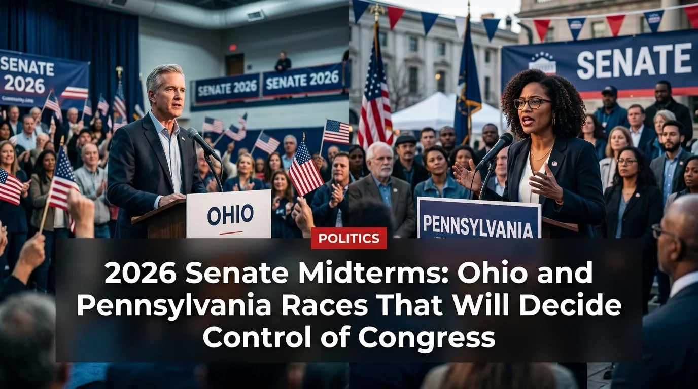2026 Senate Midterms: Ohio and Pennsylvania Races That Will Decide Control of Congress