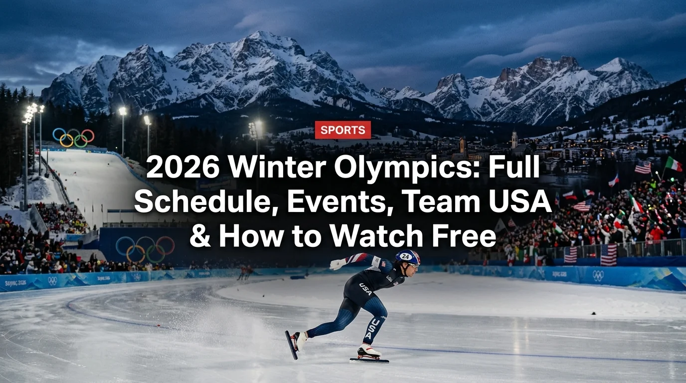 2026 Winter Olympics: Full Schedule, Events, Team USA & How to Watch Free