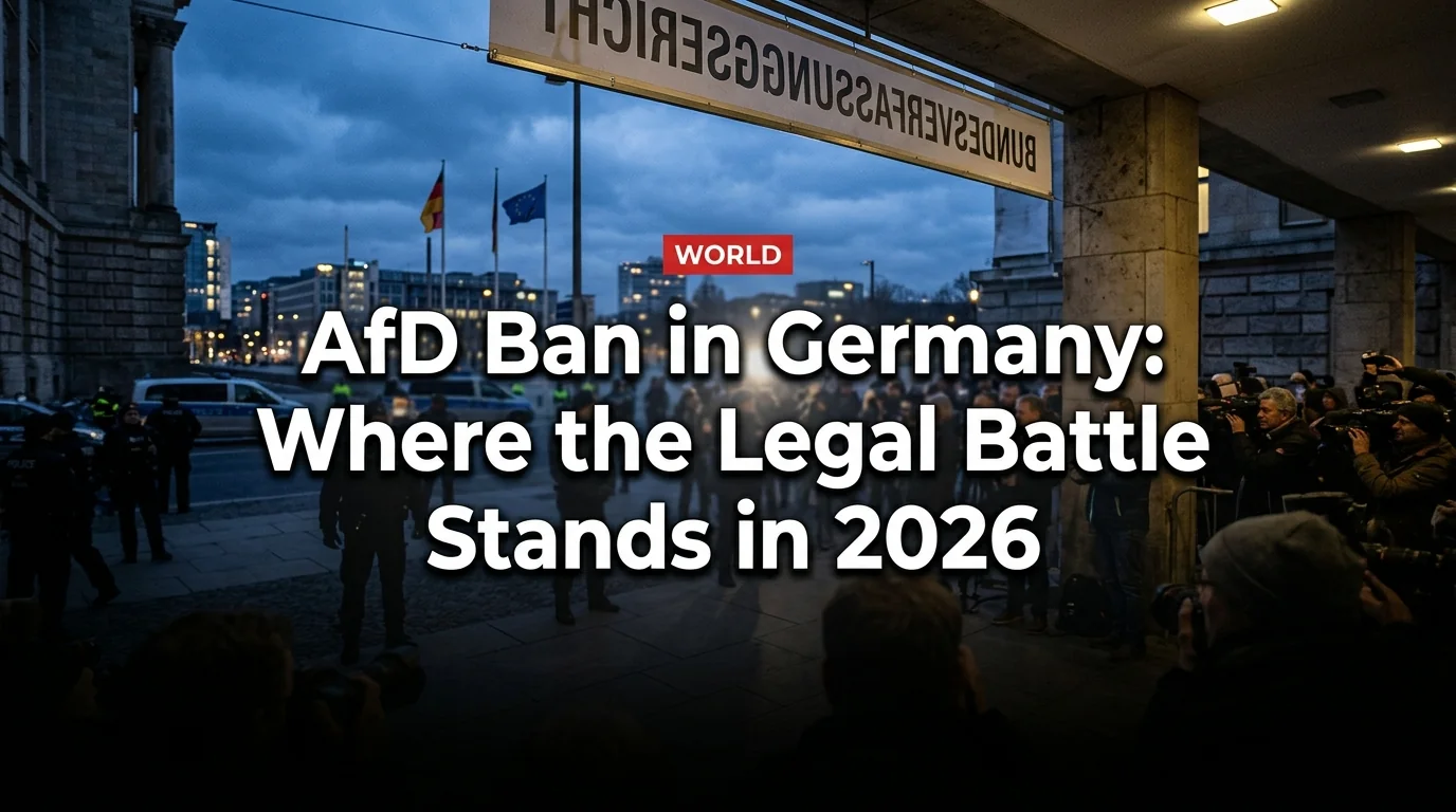 AfD Ban in Germany: Where the Legal Battle Stands in 2026