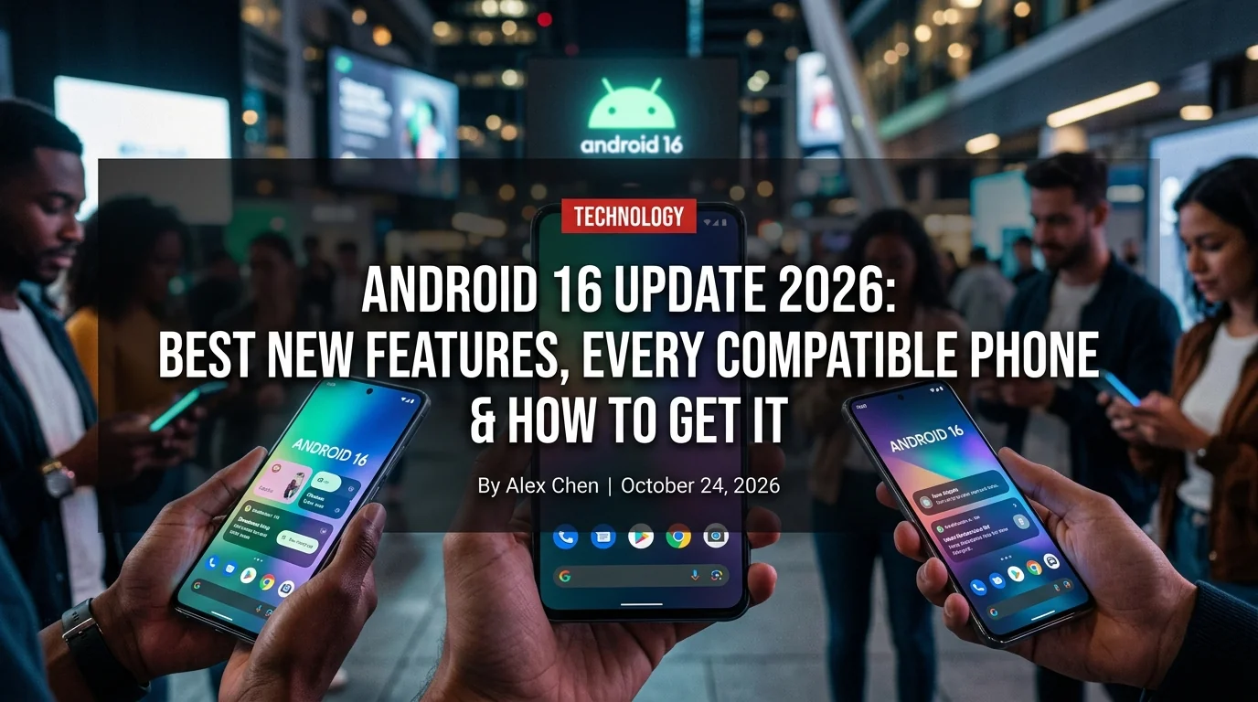 Android 16 Update 2026: Best New Features, Every Compatible Phone & How to Get It