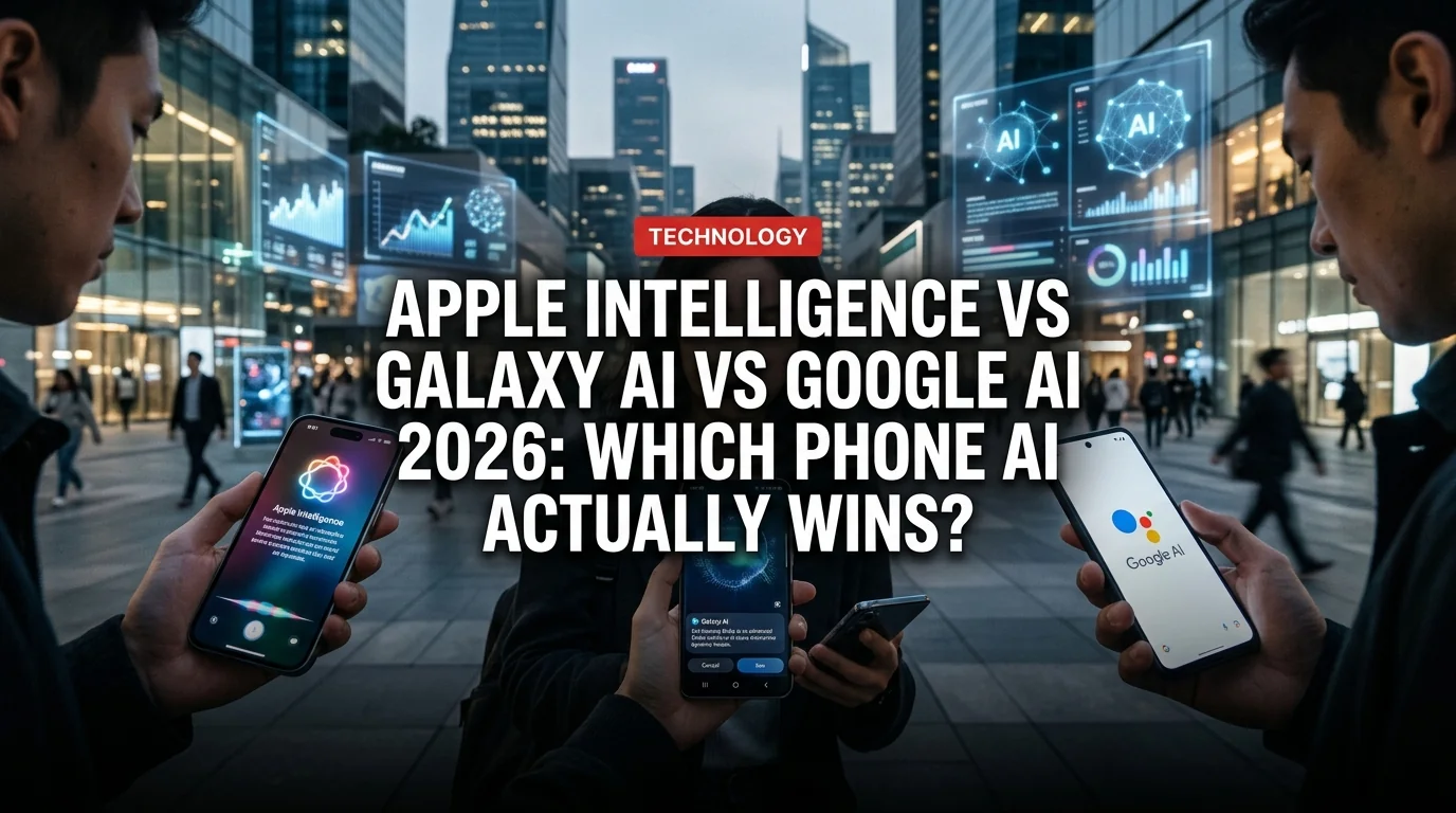 Apple Intelligence vs Galaxy AI vs Google AI 2026: Which Phone AI Actually Wins?