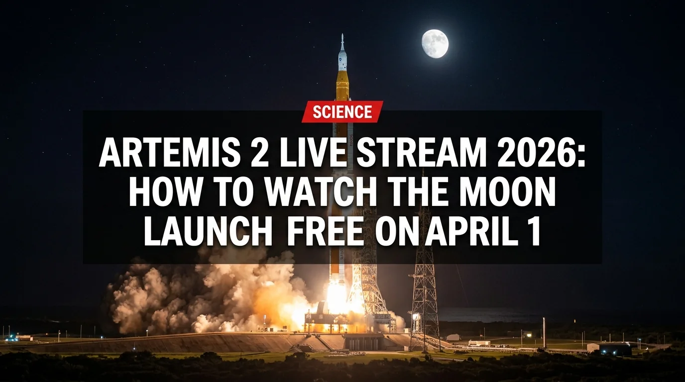 Artemis 2 Live Stream 2026: How to Watch the Moon Launch Free on April 1