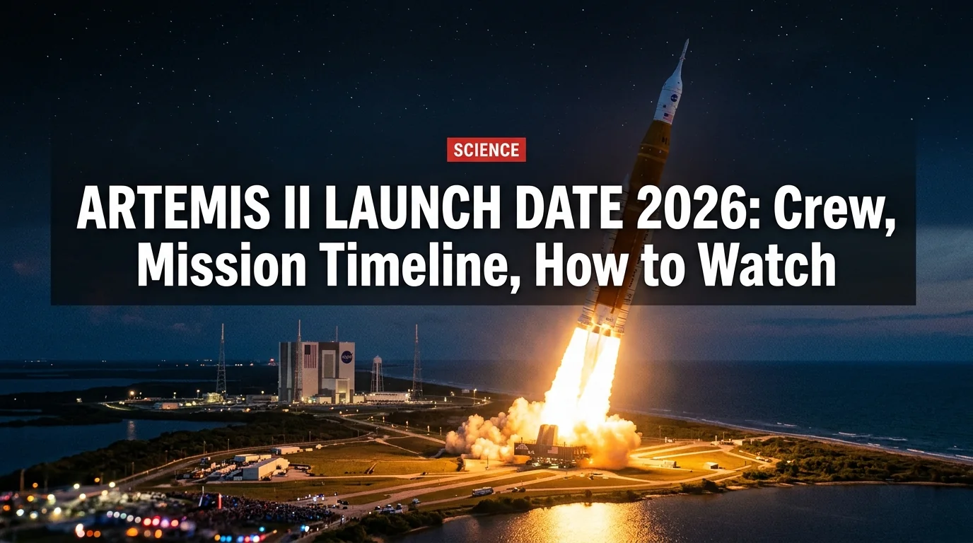 Artemis II Launch Date 2026: Crew, Mission Timeline, How to Watch