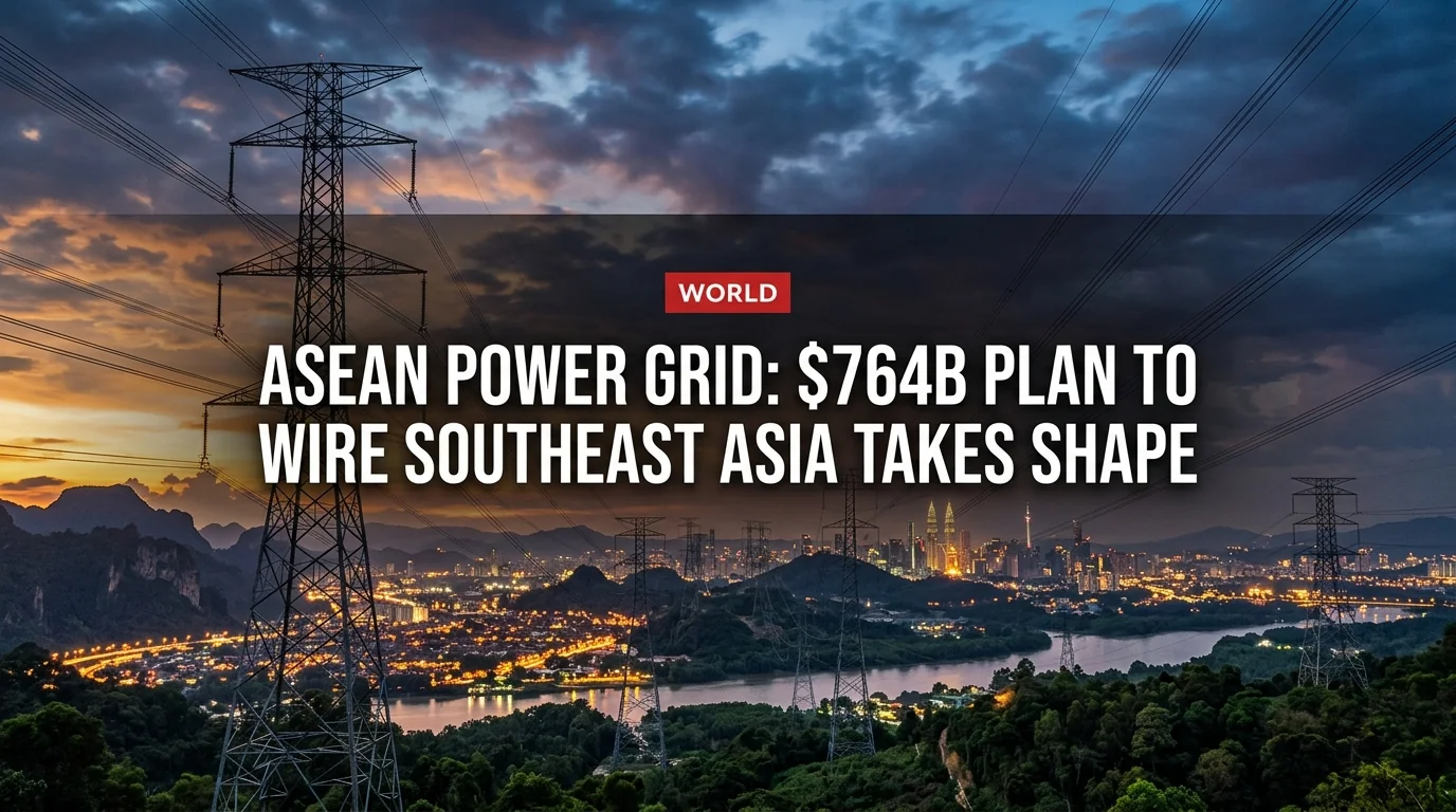 ASEAN Power Grid: $764B Plan to Wire Southeast Asia Takes Shape