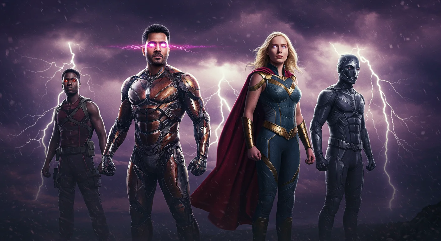 Avengers: Doomsday 2026 epic superhero movie concept art