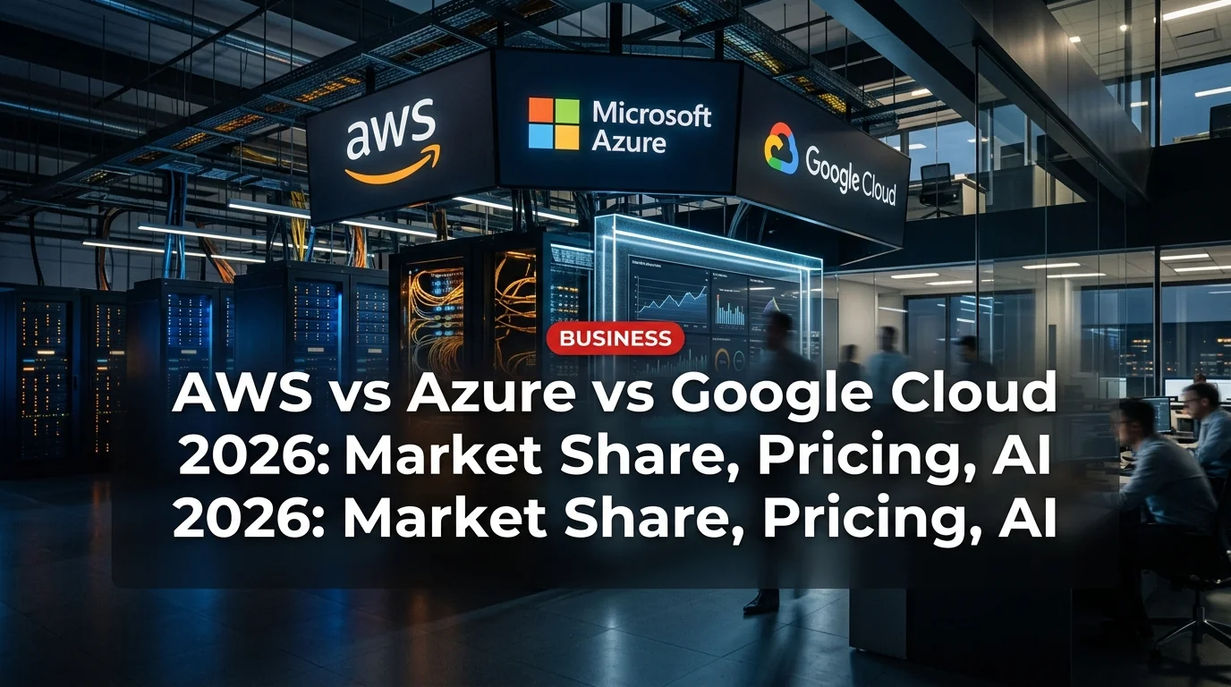 AWS vs Azure vs Google Cloud 2026: Market Share, Pricing, AI