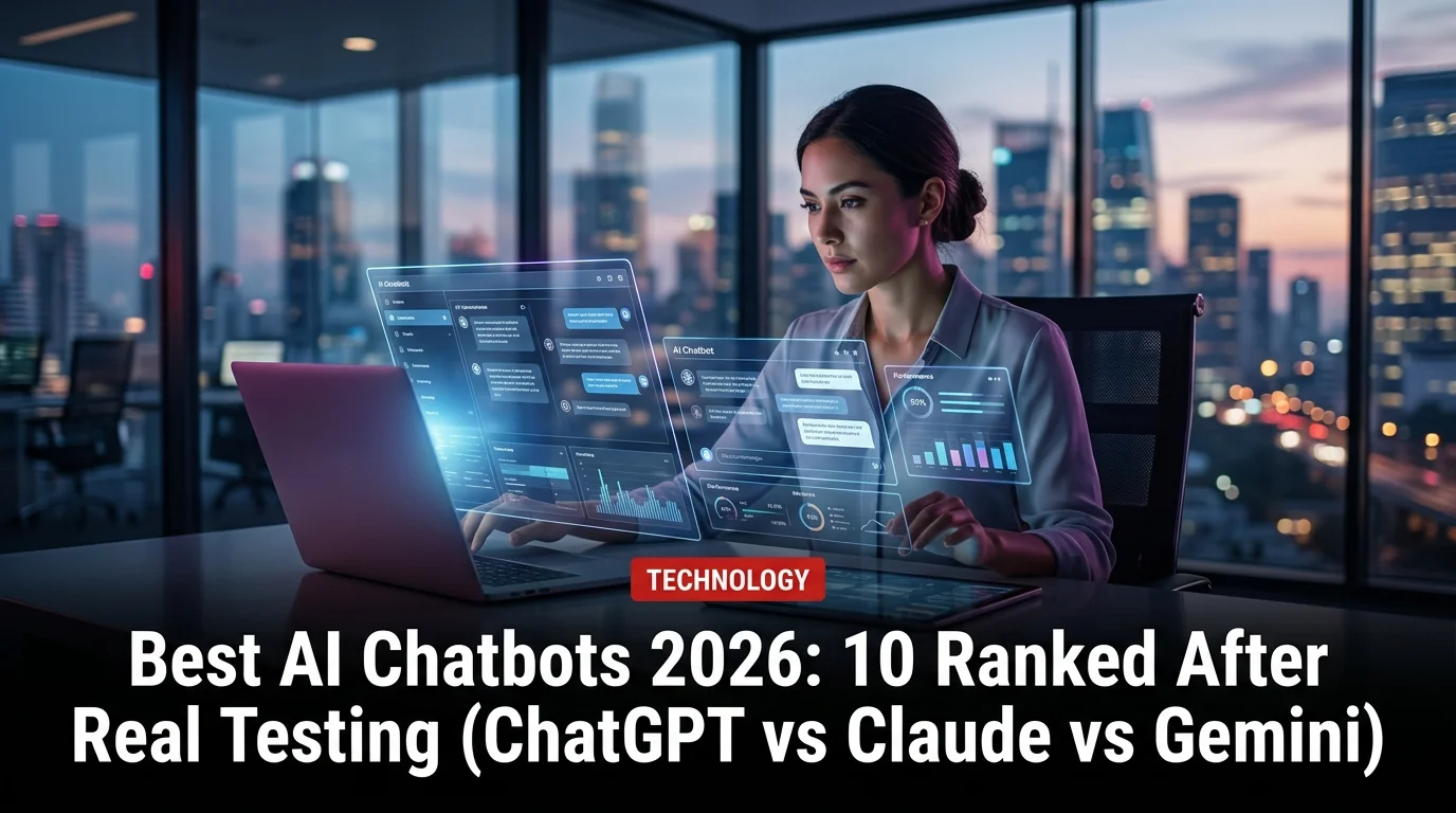 Best AI Chatbots 2026: 10 Ranked After Real Testing (ChatGPT vs Claude vs Gemini)