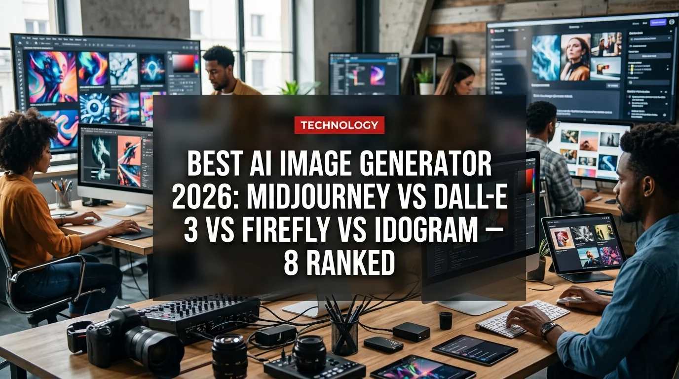 Best AI Image Generator 2026: Midjourney vs DALL-E 3 vs Firefly vs Ideogram — 8 Ranked
