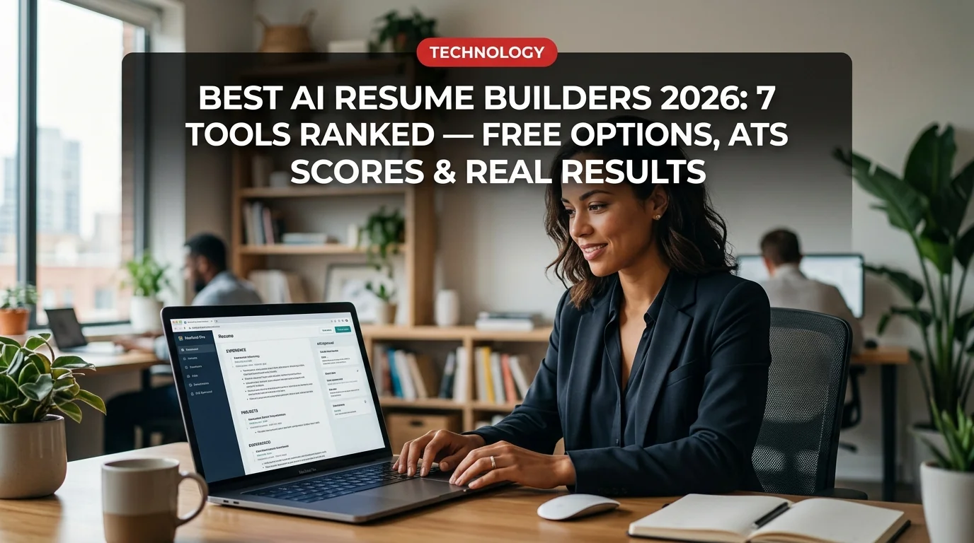 Best AI Resume Builders 2026: 7 Tools Ranked — Free Options, ATS Scores & Real Results