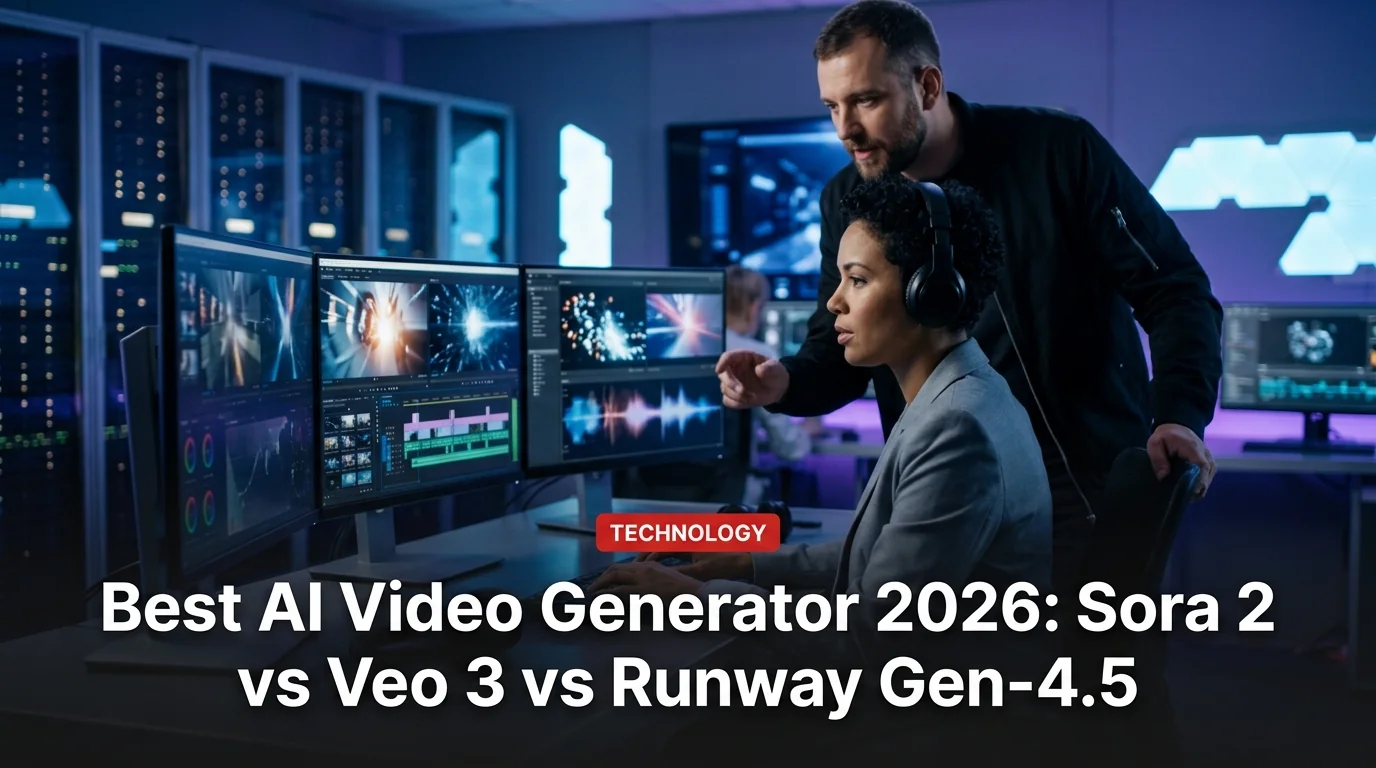 Best AI Video Generator 2026: Sora 2 vs Veo 3 vs Runway Gen-4.5