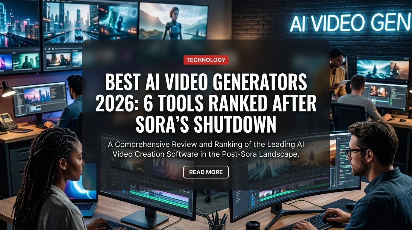 Best AI Video Generators 2026: 6 Tools Ranked After Sora's Shutdown