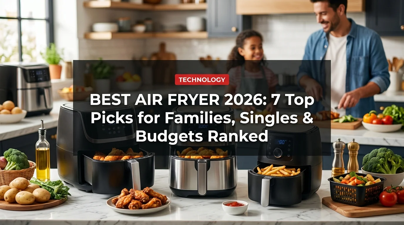 Best Air Fryer 2026: 7 Top Picks for Families, Singles & Budgets Ranked