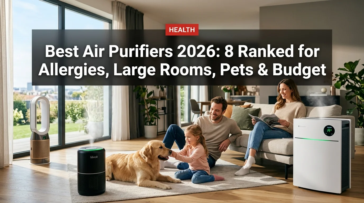 Best Air Purifiers 2026: 8 Ranked for Allergies, Large Rooms, Pets & Budget
