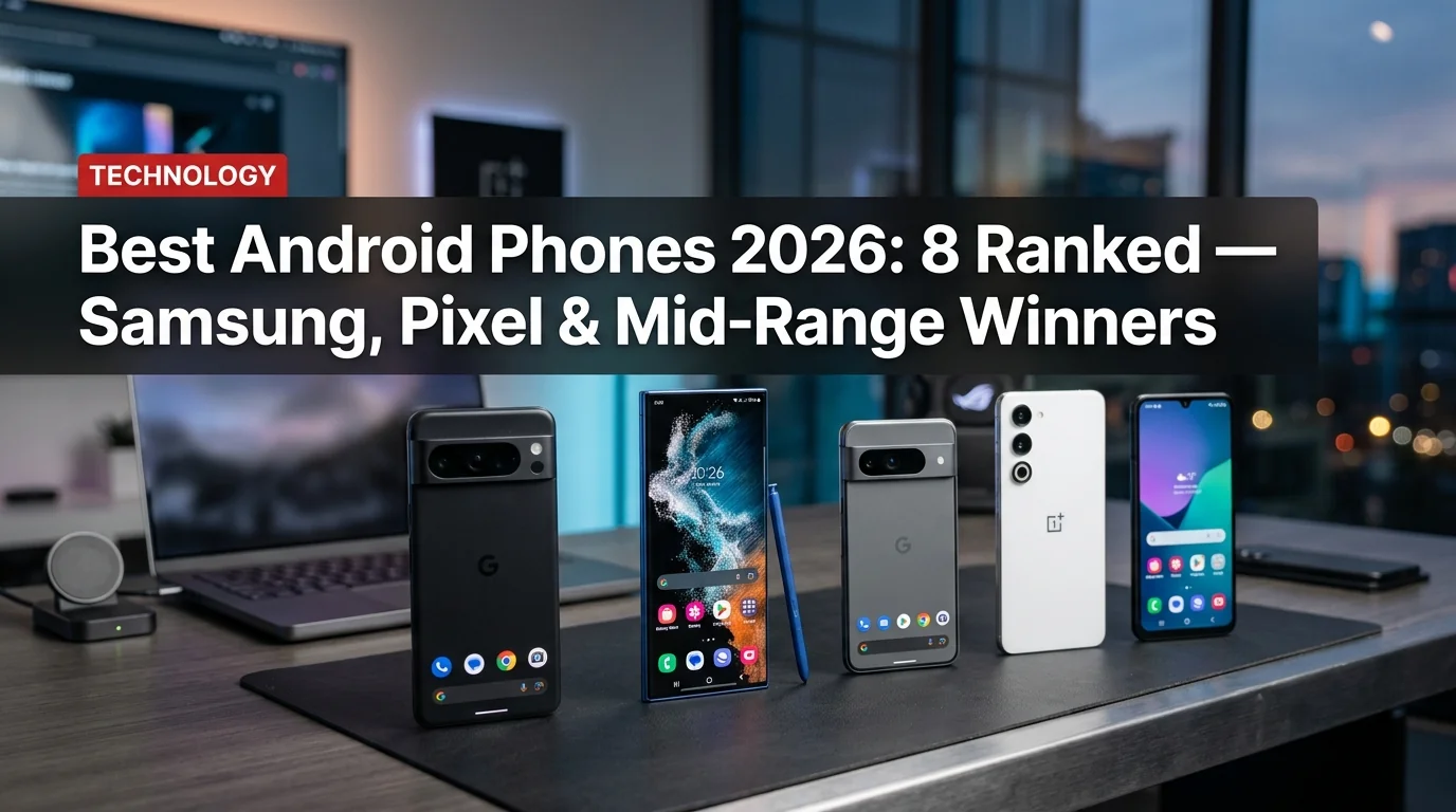 Best Android Phones 2026: 8 Ranked — Samsung, Pixel & Mid-Range Winners