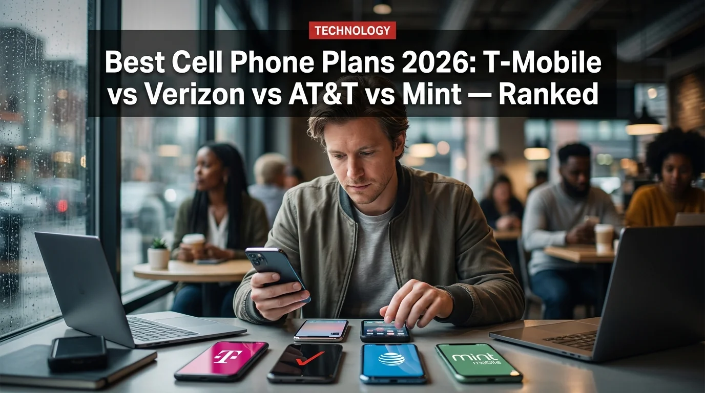Best Cell Phone Plans 2026: T-Mobile vs Verizon vs AT&T vs Mint — Ranked