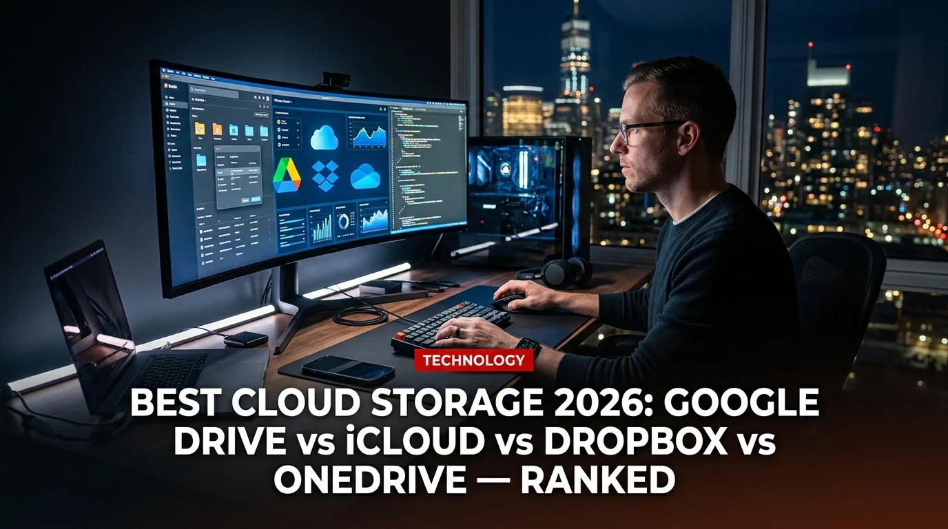 Best Cloud Storage 2026: Google Drive vs iCloud vs Dropbox vs OneDrive — Ranked