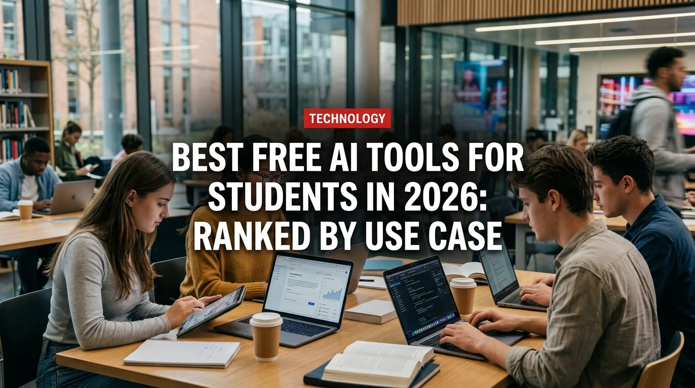 Best Free AI Tools for Students in 2026: Ranked by Use Case