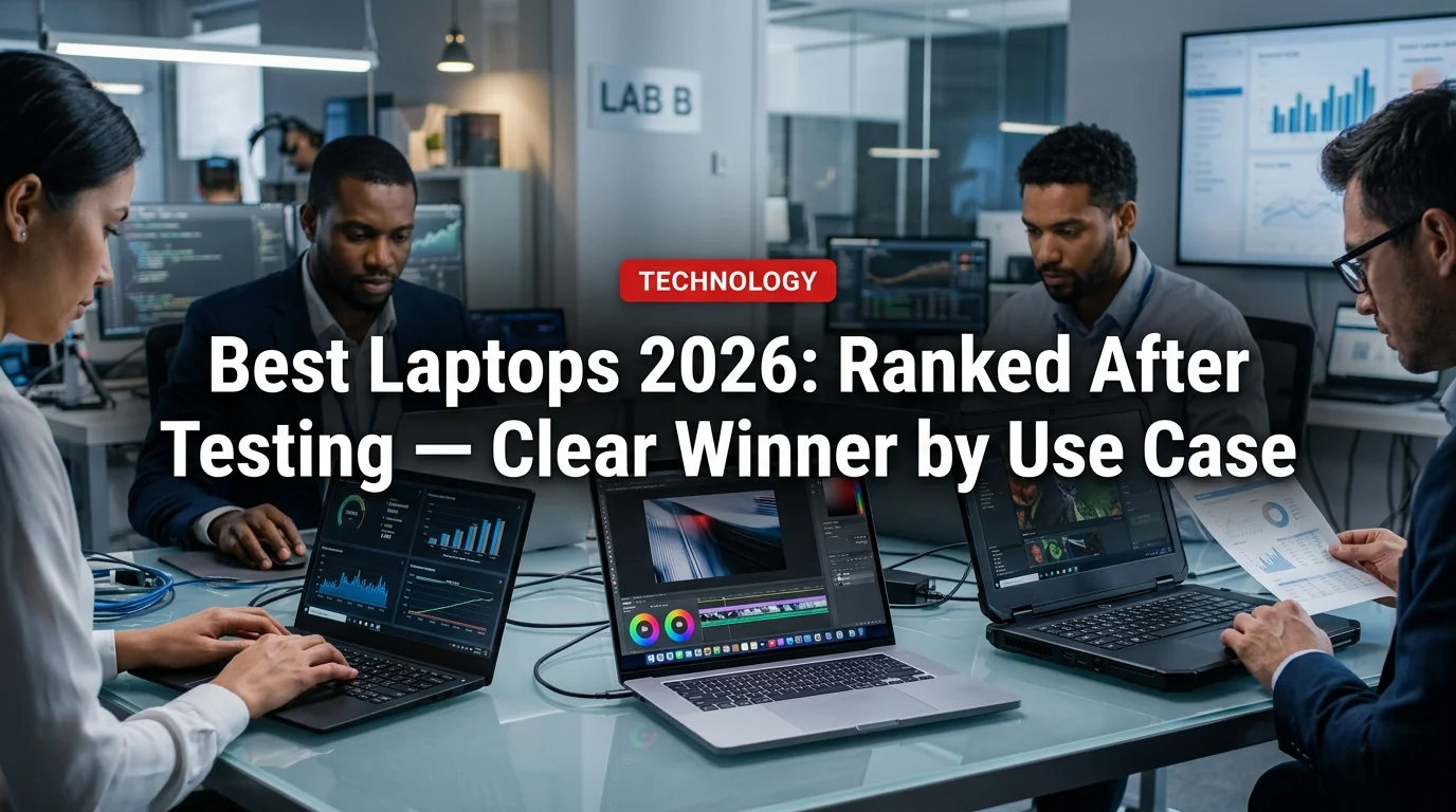 Best Laptops 2026: Ranked After Testing — Clear Winner by Use Case