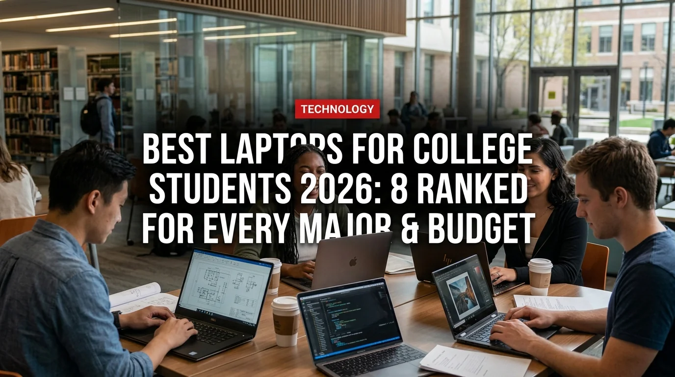 Best Laptops for College Students 2026: 8 Ranked for Every Major & Budget