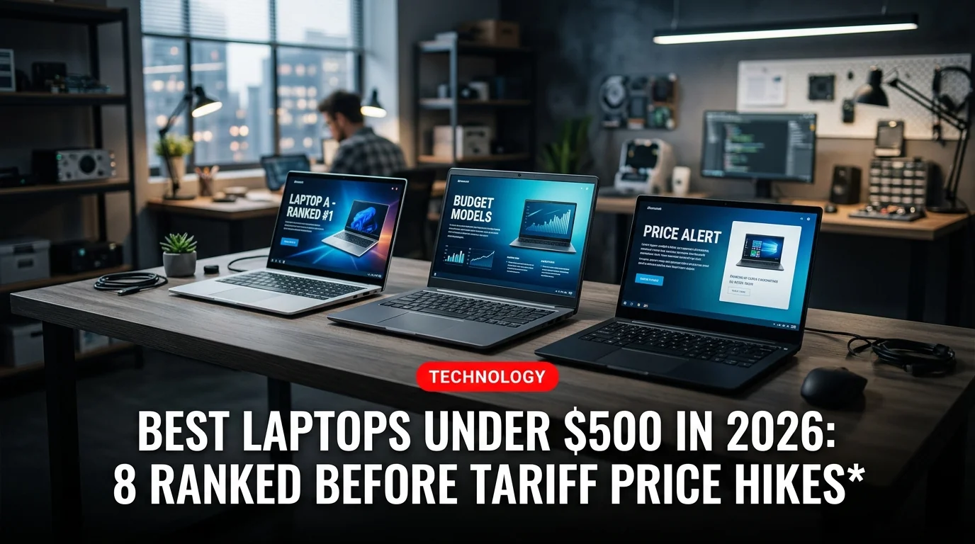 Best Laptops Under $500 in 2026: 8 Ranked Before Tariff Price Hikes