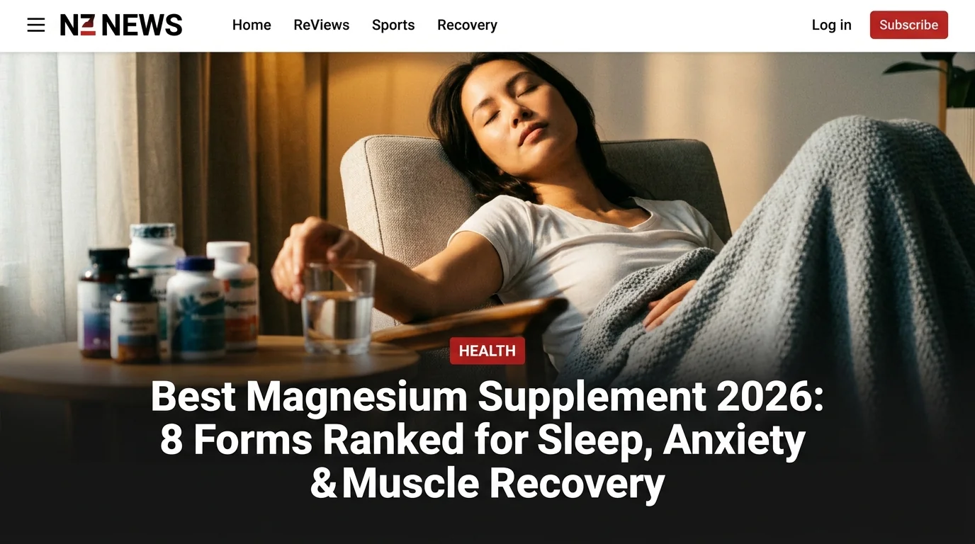 Best Magnesium Supplement 2026: 8 Forms Ranked for Sleep, Anxiety & Muscle Recovery