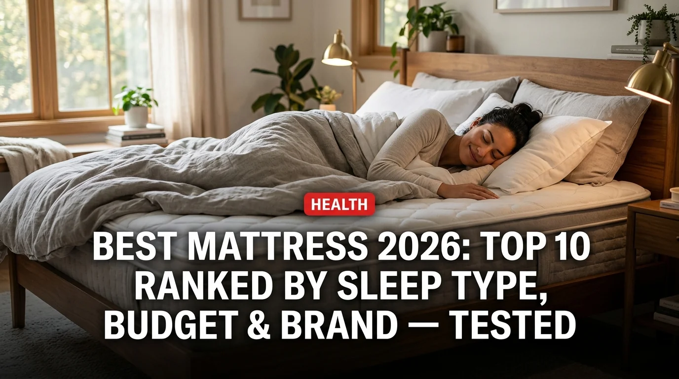 Best Mattress 2026: Top 10 Ranked by Sleep Type, Budget & Brand — Tested