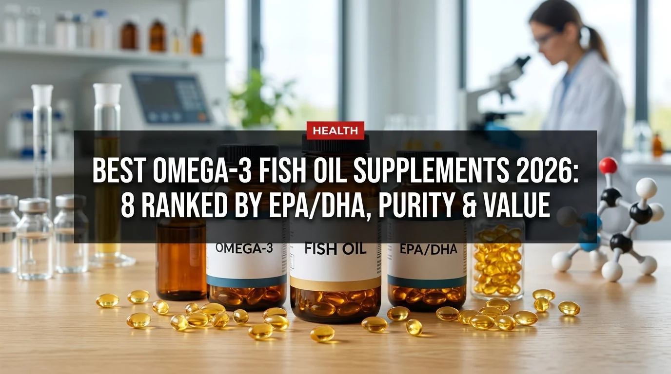 Best Omega-3 Fish Oil Supplements 2026: 8 Ranked by EPA/DHA, Purity & Value