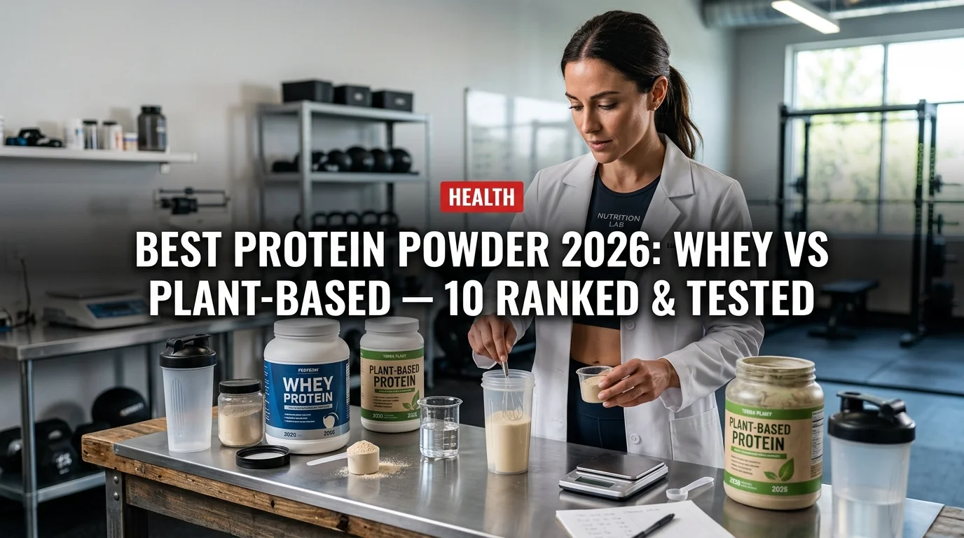Best Protein Powder 2026: Whey vs Plant-Based — 10 Ranked & Tested
