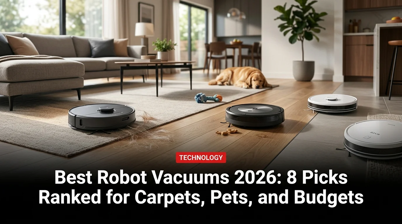 Best Robot Vacuums 2026: 8 Picks Ranked for Carpets, Pets, and Budgets