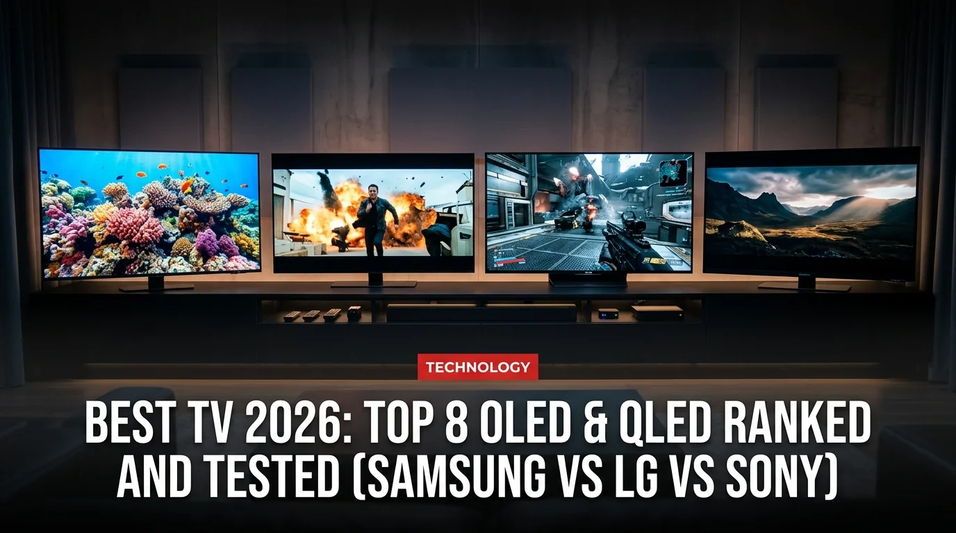 Best TV 2026: Top 8 OLED & QLED Ranked and Tested (Samsung vs LG vs Sony)