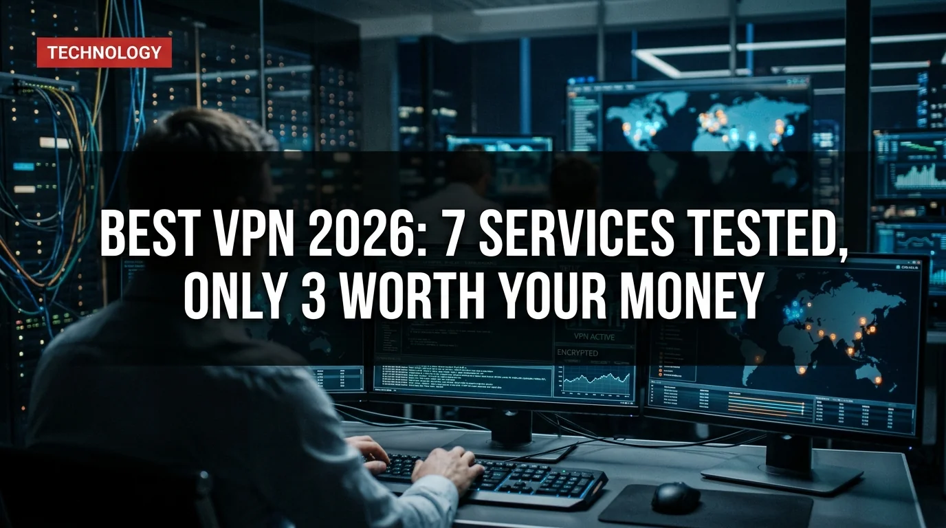 Best VPN 2026: 7 Services Tested, Only 3 Worth Your Money