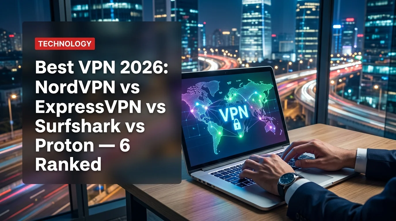 Best VPN 2026: NordVPN vs ExpressVPN vs Surfshark vs Proton — 6 Ranked