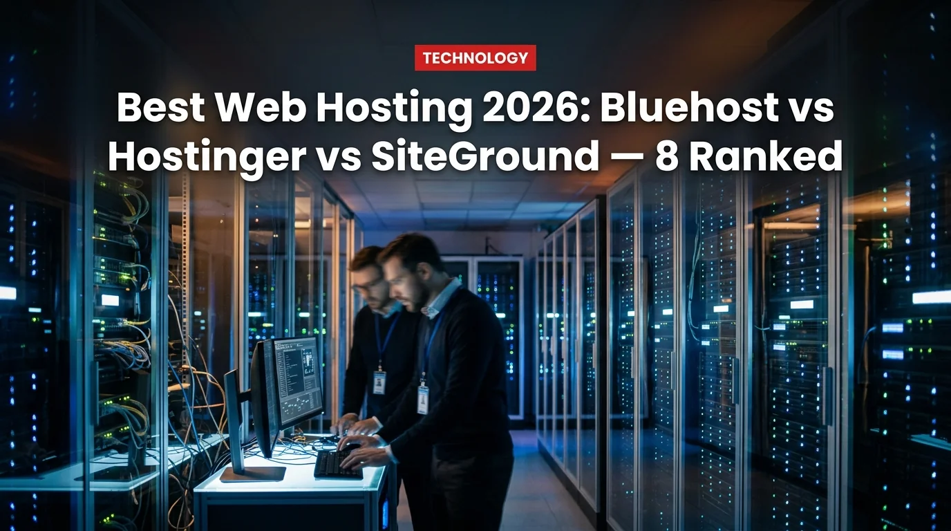 Best Web Hosting 2026: Bluehost vs Hostinger vs SiteGround — 8 Ranked