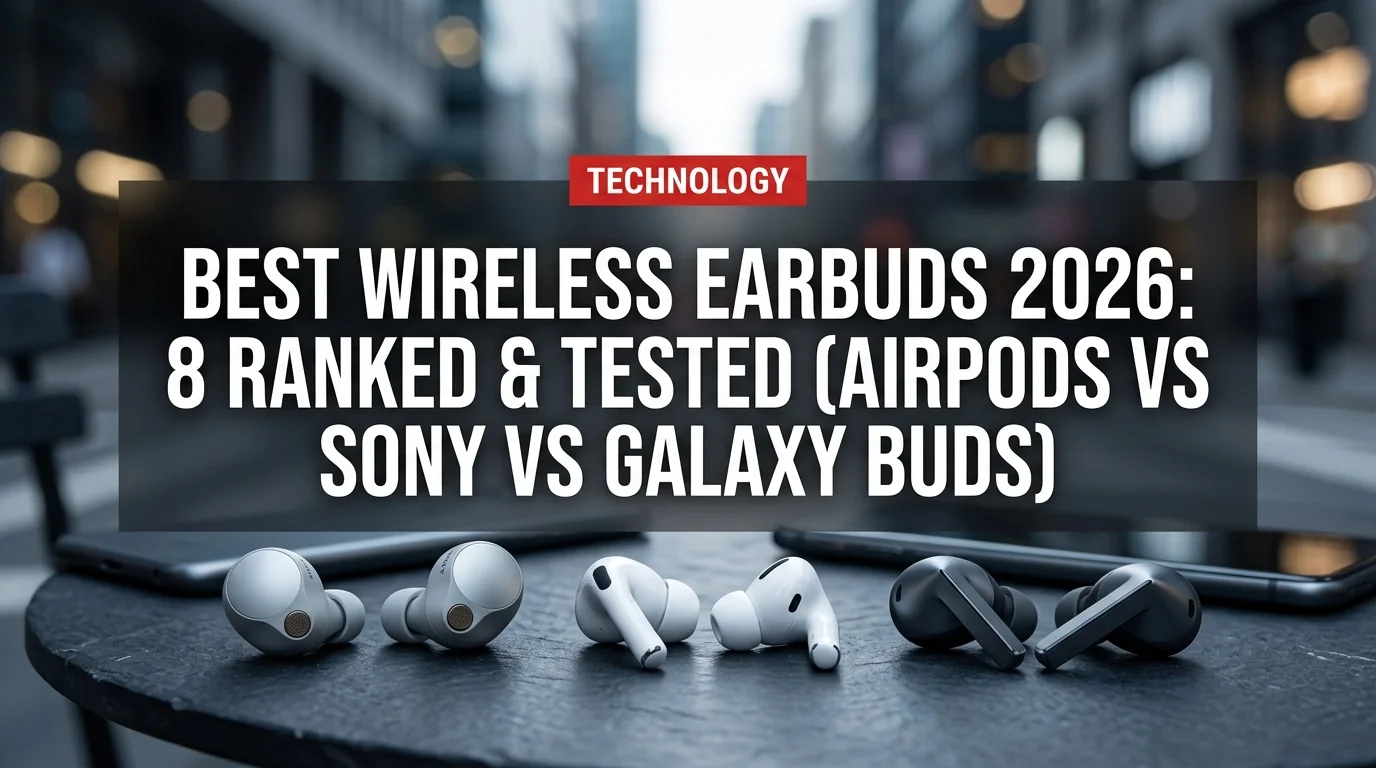 Best Wireless Earbuds 2026: 8 Ranked & Tested (AirPods vs Sony vs Galaxy Buds)