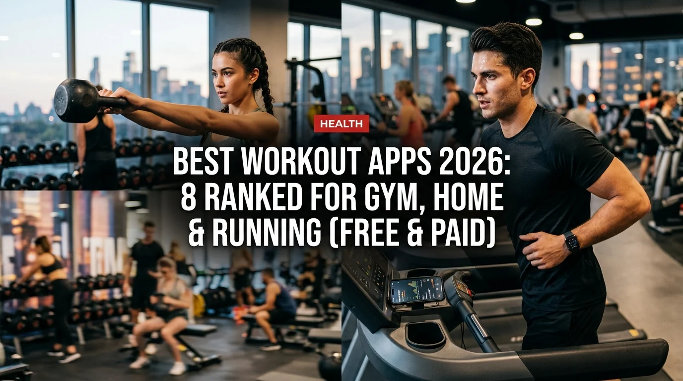 Best Workout Apps 2026: 8 Ranked for Gym, Home & Running (Free & Paid)