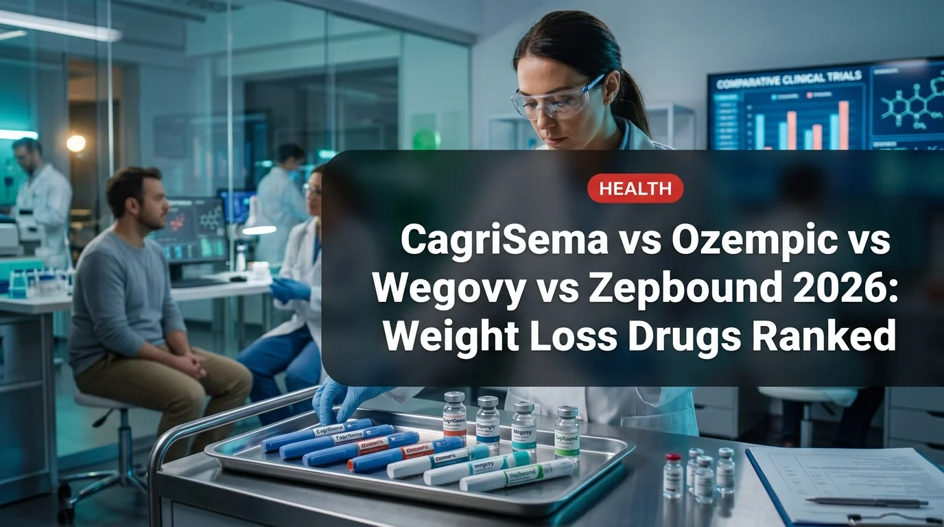 CagriSema vs Ozempic vs Wegovy vs Zepbound 2026: Weight Loss Drugs Ranked