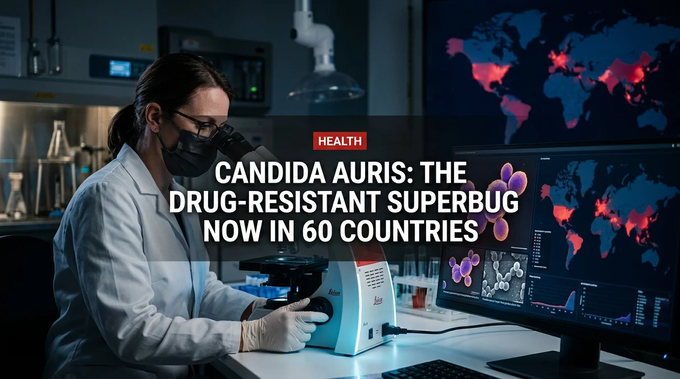 Candida Auris: The Drug-Resistant Superbug Now in 60 Countries