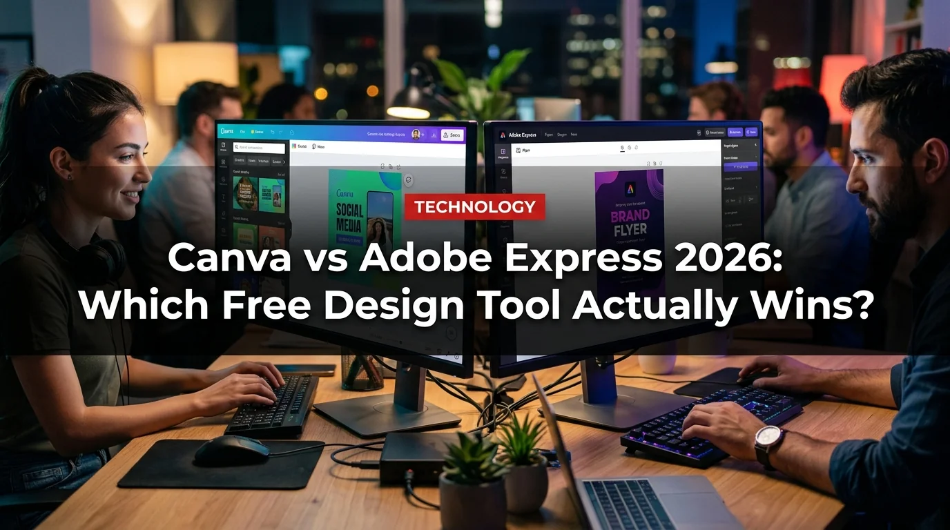 Canva vs Adobe Express 2026: Which Free Design Tool Actually Wins?