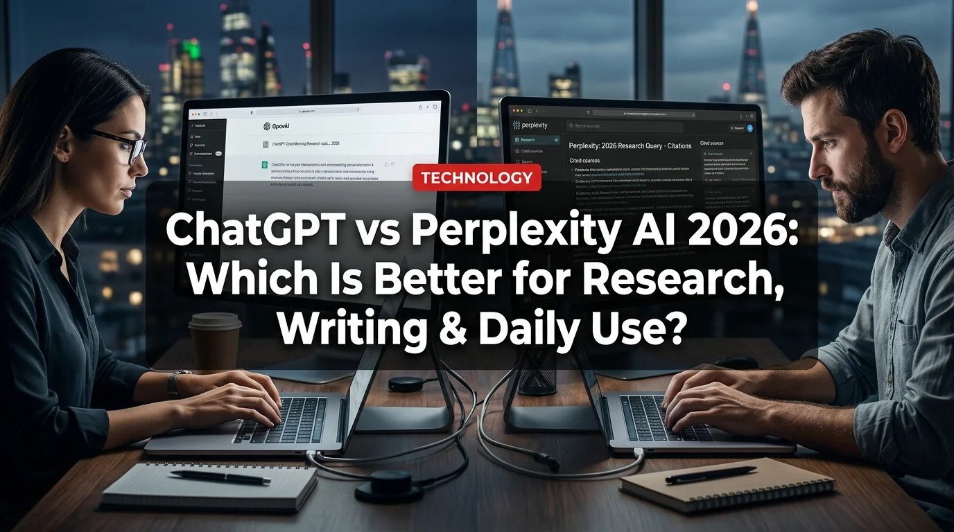 ChatGPT vs Perplexity AI 2026: Which Is Better for Research, Writing & Daily Use?