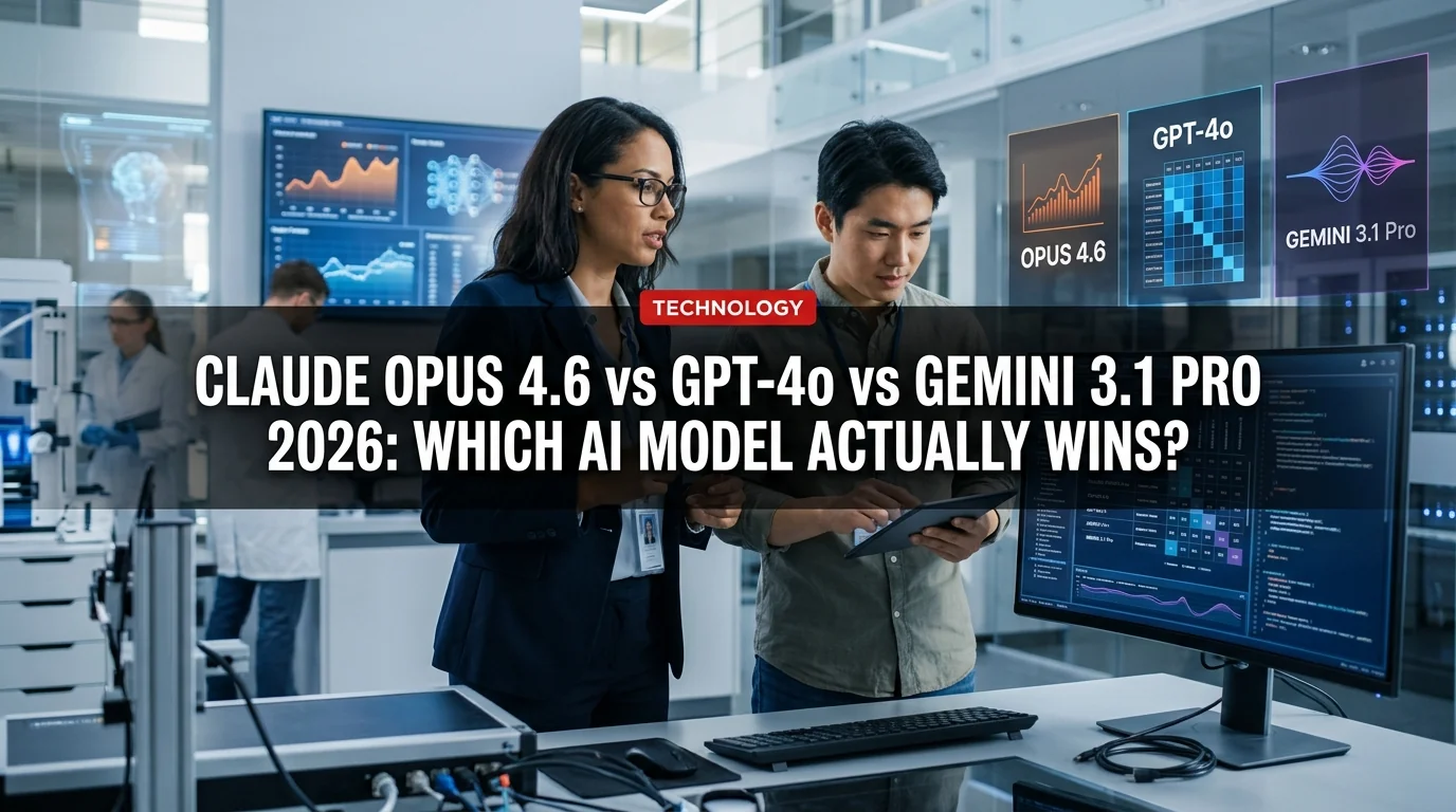 Claude Opus 4.6 vs GPT-4o vs Gemini 3.1 Pro 2026: Which AI Model Actually Wins?