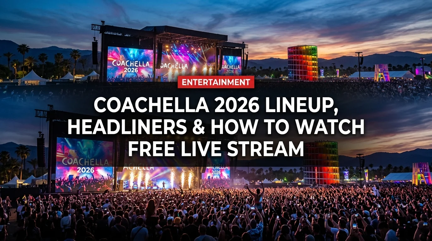 Coachella 2026 Lineup, Headliners & How to Watch Free Live Stream