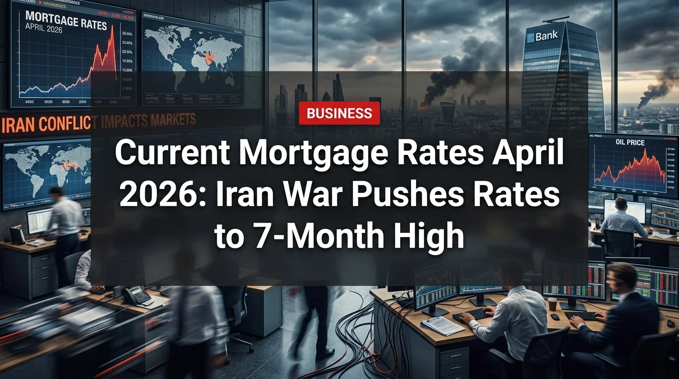 Current Mortgage Rates April 2026: Iran War Pushes Rates to 7-Month High