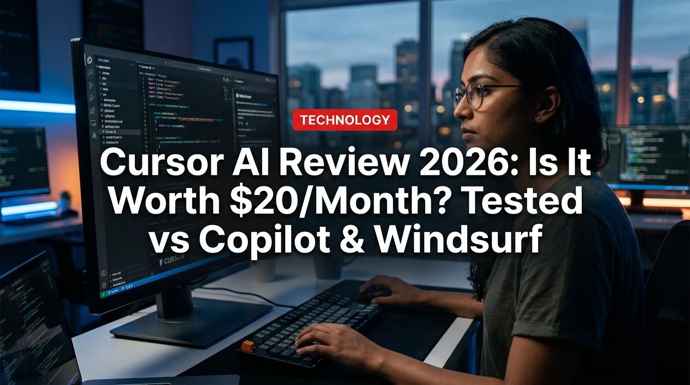 Cursor AI Review 2026: Is It Worth $20/Month? Tested vs Copilot & Windsurf