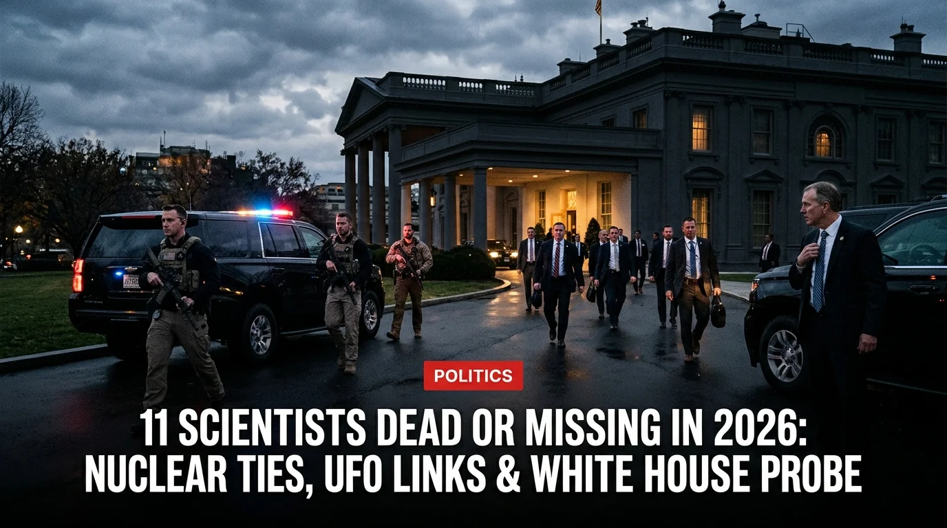 11 Scientists Dead or Missing in 2026: Nuclear Ties, UFO Links & White House Probe