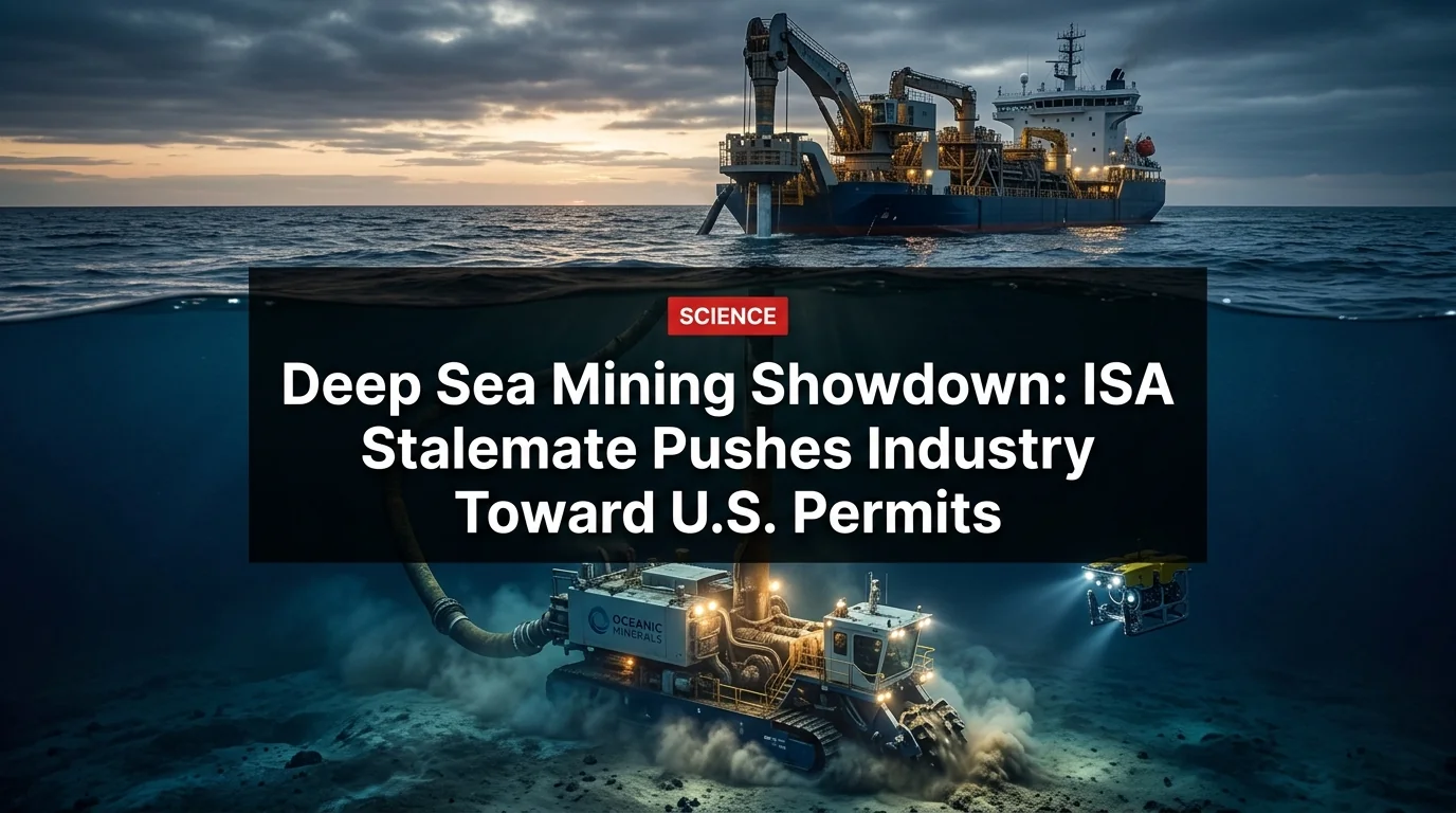 Deep Sea Mining Showdown: ISA Stalemate Pushes Industry Toward U.S. Permits