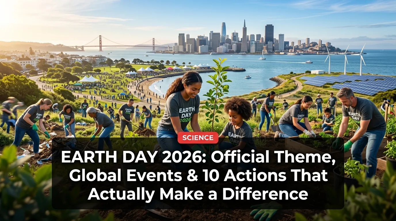 Earth Day 2026: Official Theme, Global Events & 10 Actions That Actually Make a Difference