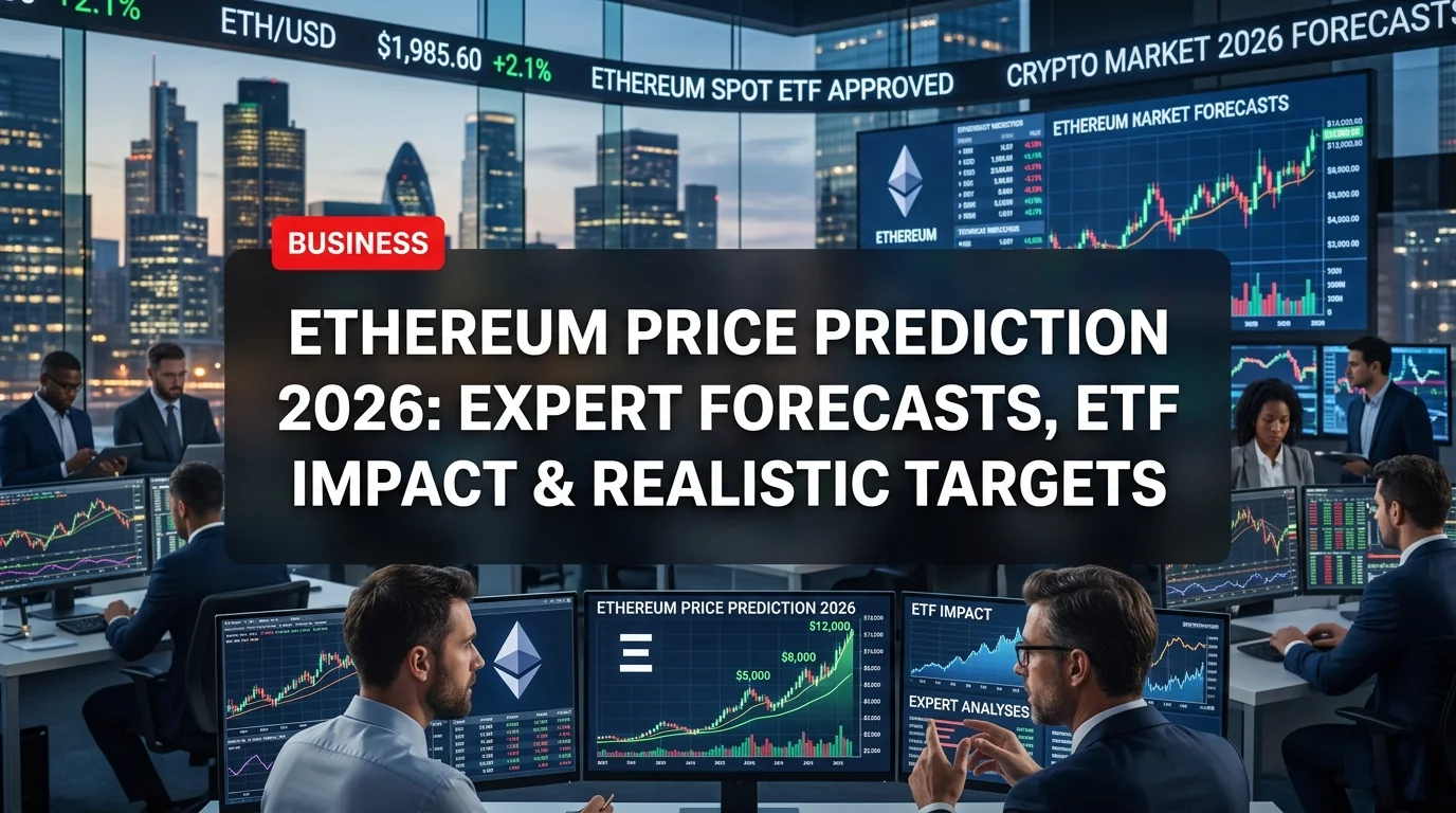 Ethereum Price Prediction 2026: Expert Forecasts, ETF Impact & Realistic Targets
