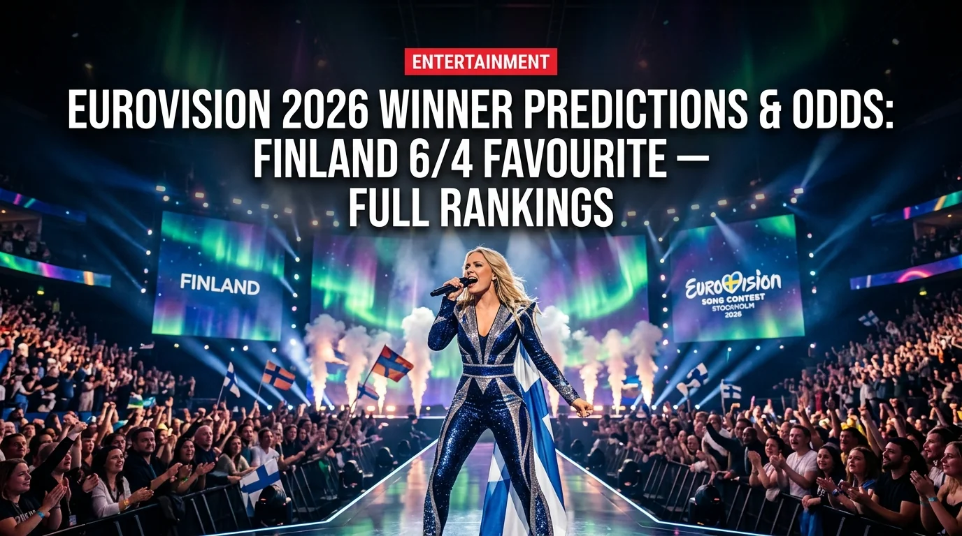 Eurovision 2026 Winner Predictions & Odds: Finland 6/4 Favourite — Full Rankings